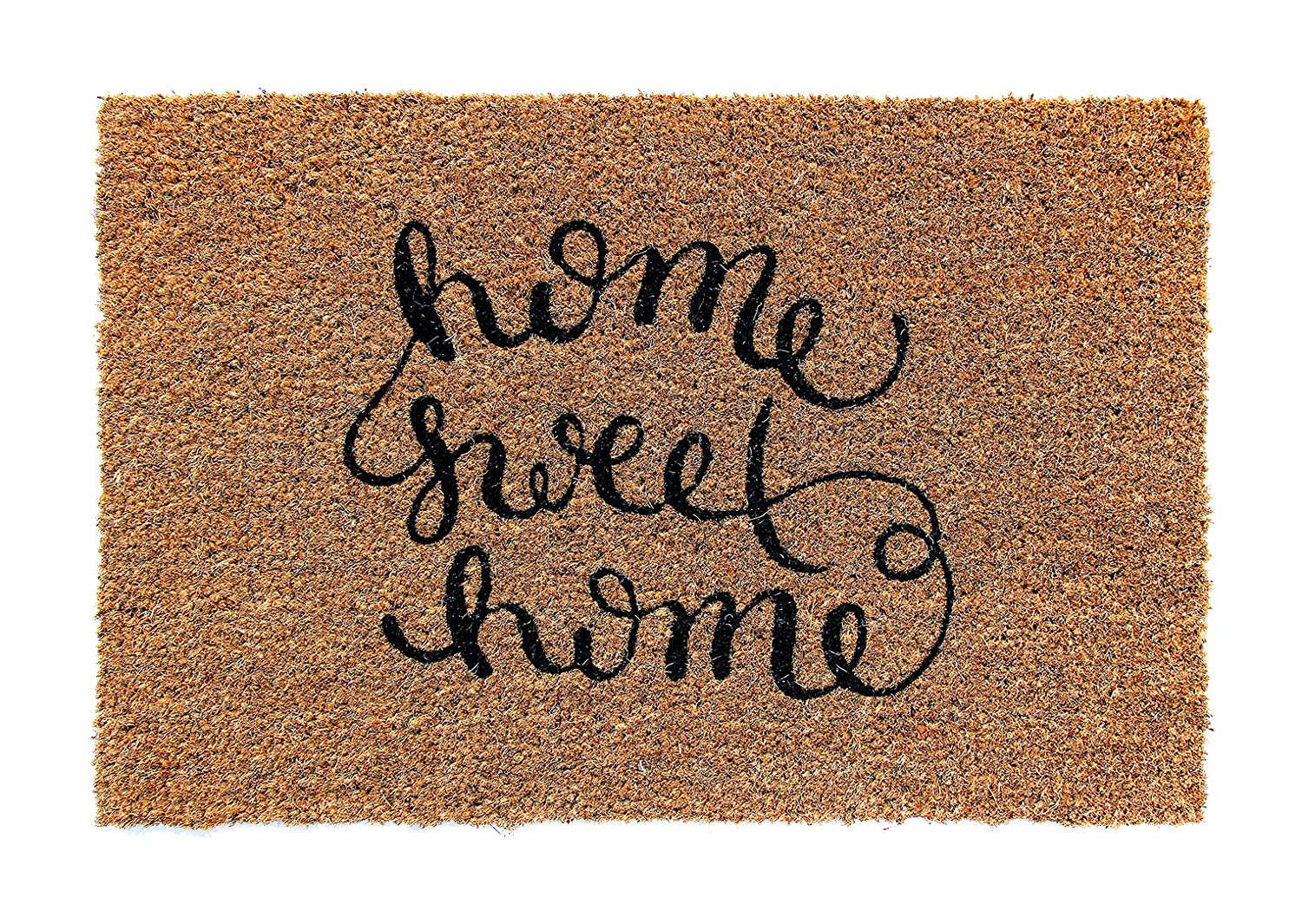 "Home Sweet Home" Printed Natural Coir Door Mat - OnlyMat