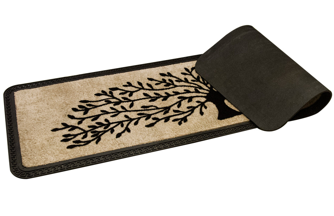 
                      
                        Elegant Anti-Skid Soft Polypropylene Tree Flocked Floor Mat -Beige , 40 cm x 120 cm - OnlyMat
                      
                    