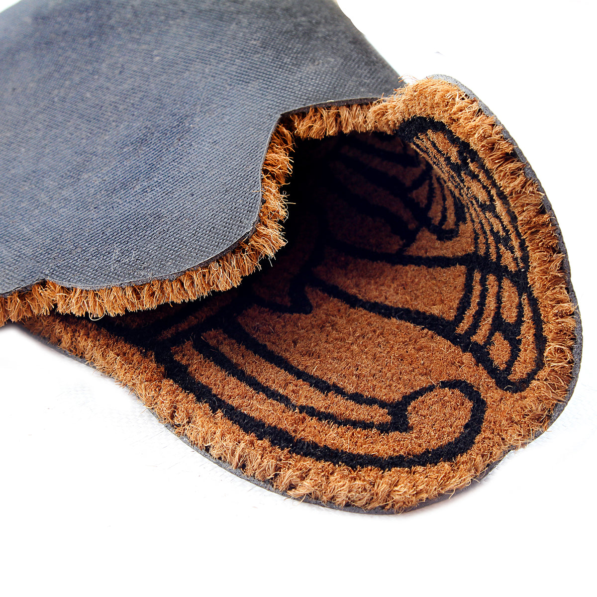 Elegant Elephant Shape Anti-Slip Coir Floor Mat - OnlyMat