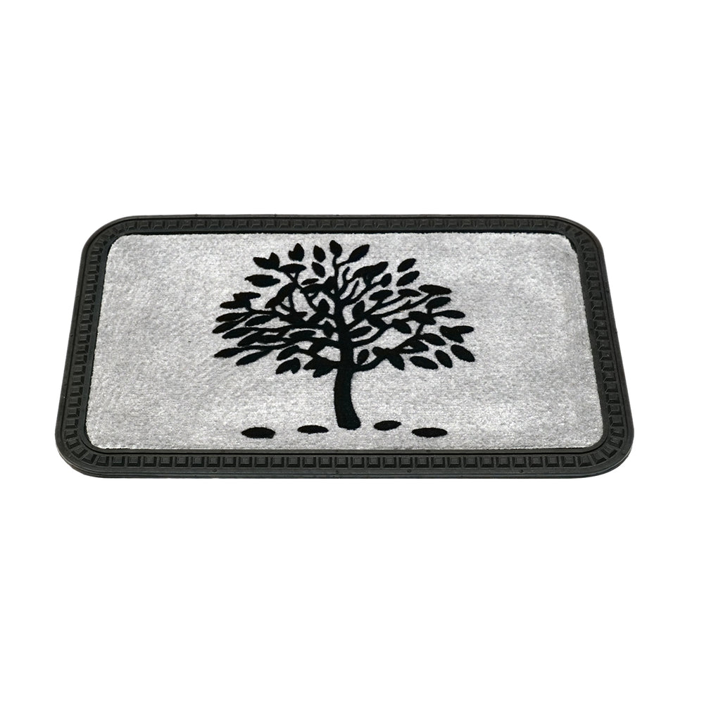 
                      
                        OnlyMat Modern Black Tree Soft All-Purpose Mat Kitchen Bathroom Door Entrance 40x60x8mm (Silver)
                      
                    
