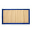 Elegant Handwoven Natural Jute Floor Mat with Blue Border - OnlyMat