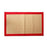 Jute Floor Mat with Red Color Cotton Border - OnlyMat