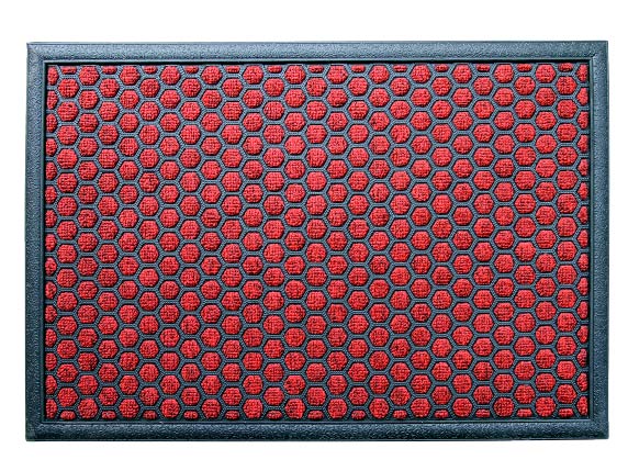 Red Polka Dot All Purpose Mat for Home Bathroom Kitchen Entrance - OnlyMat