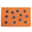 Pressed Star Design Natural Coir Doormat PVCIMP 00008 - OnlyMat