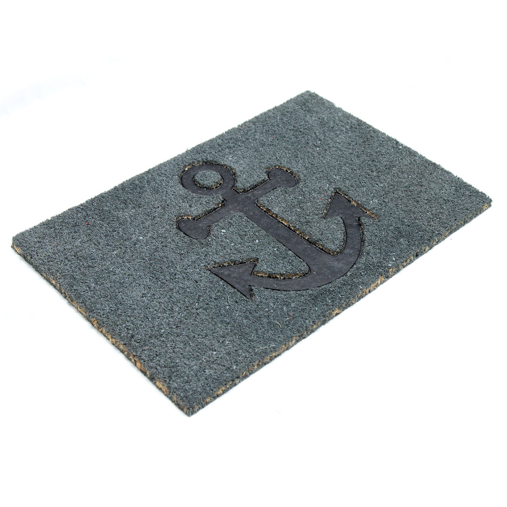 
                      
                        Pressed Anchor Design Natural Coir Doormat PVCIMP 00009 - OnlyMat
                      
                    