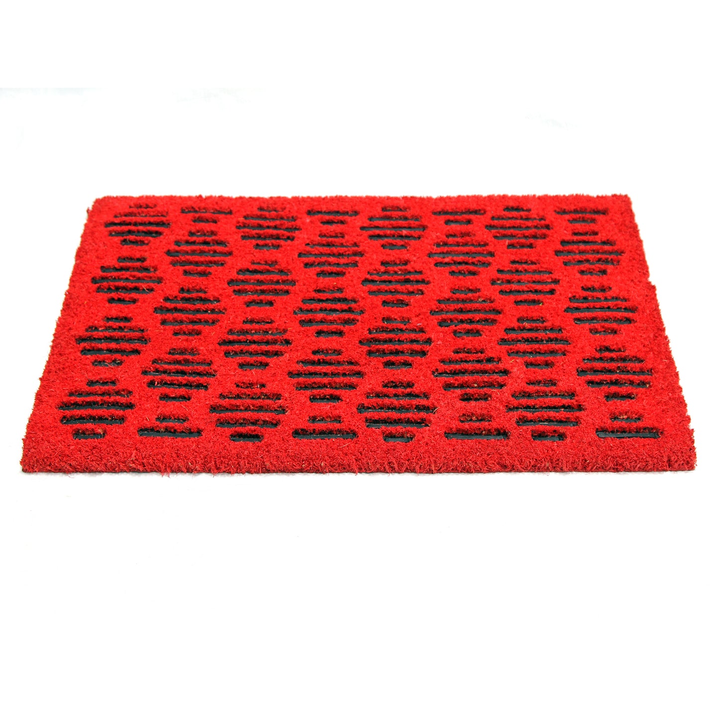 Pressed Design Natural Coir Doormat PVCIMP 00009 - OnlyMat
