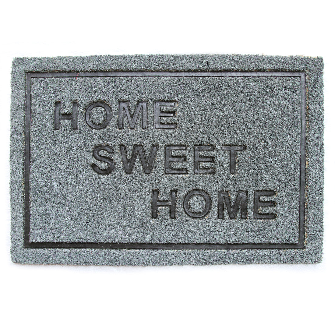 
                      
                        Pressed HomeSweetHome Design Natural Coir Doormat. PVCIMP 00010 GRY - OnlyMat
                      
                    