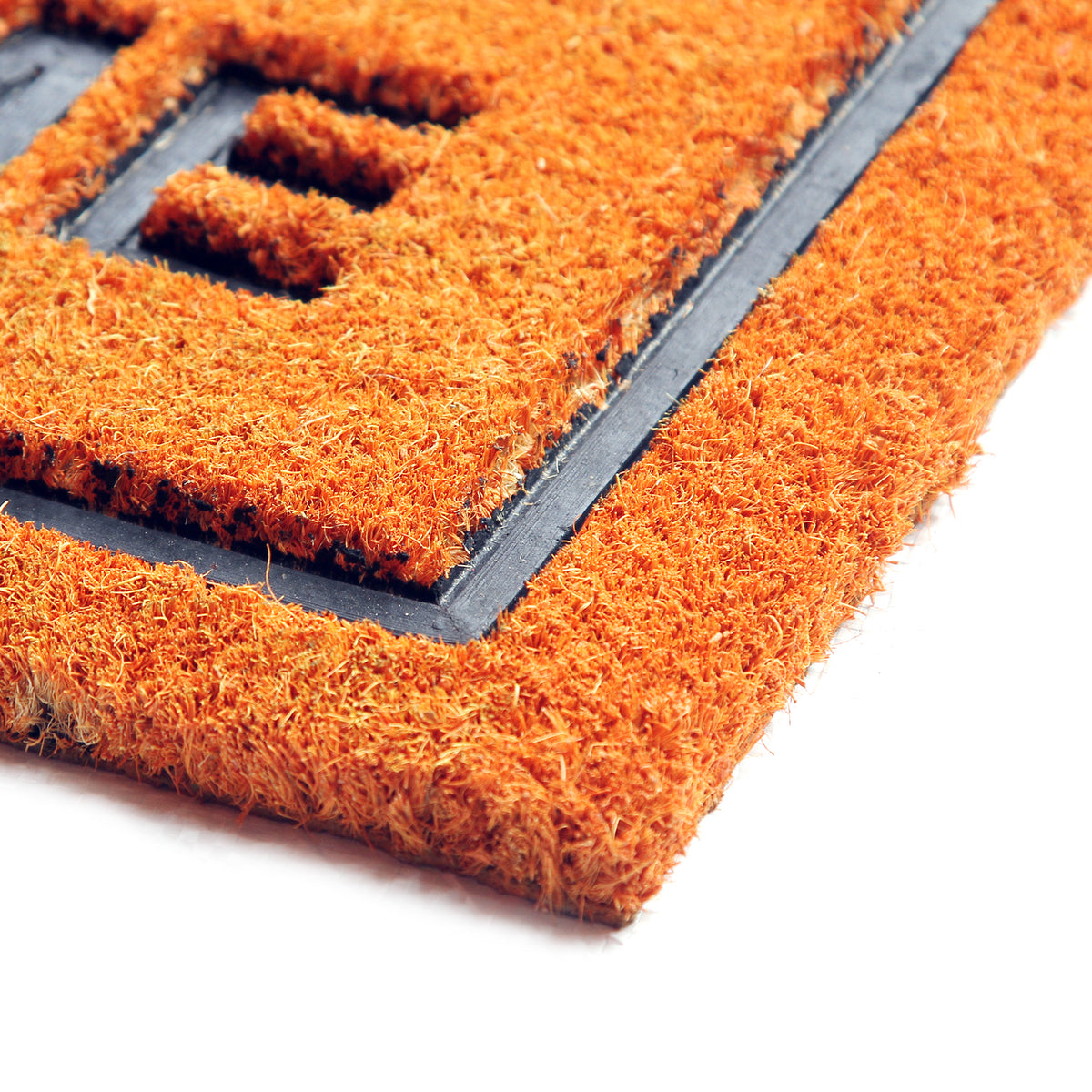Pressed Home Sweet Home Design Natural Coir Doormat - OnlyMat