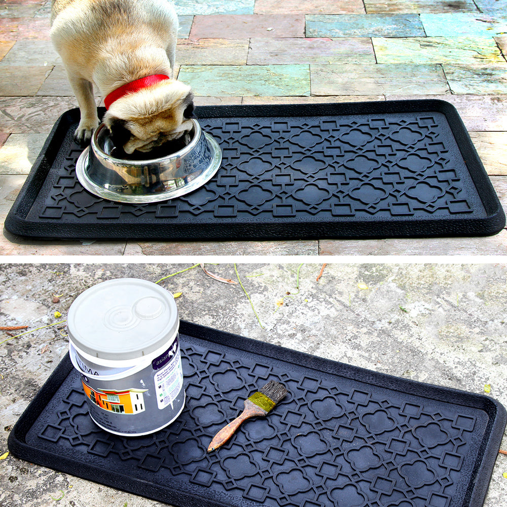 
                      
                        Black Elegant Rubber Boot tray Entrance Mat - OnlyMat
                      
                    