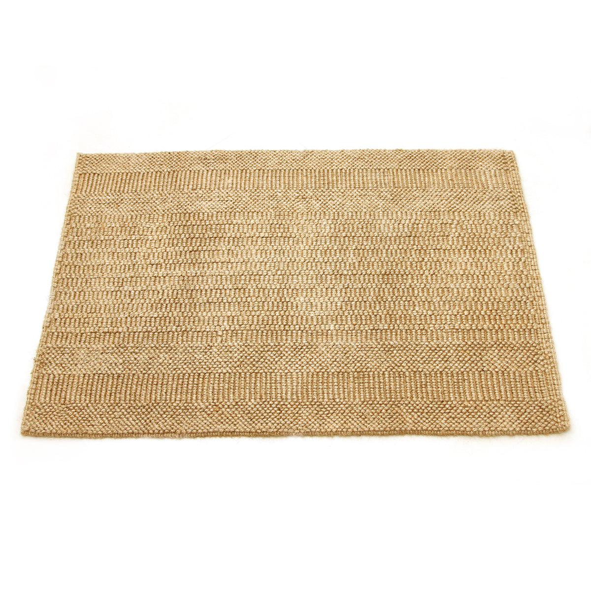 OnlyMat Non-Slip Heritage Jute Rug Mat PMR 0005 NTR - OnlyMat