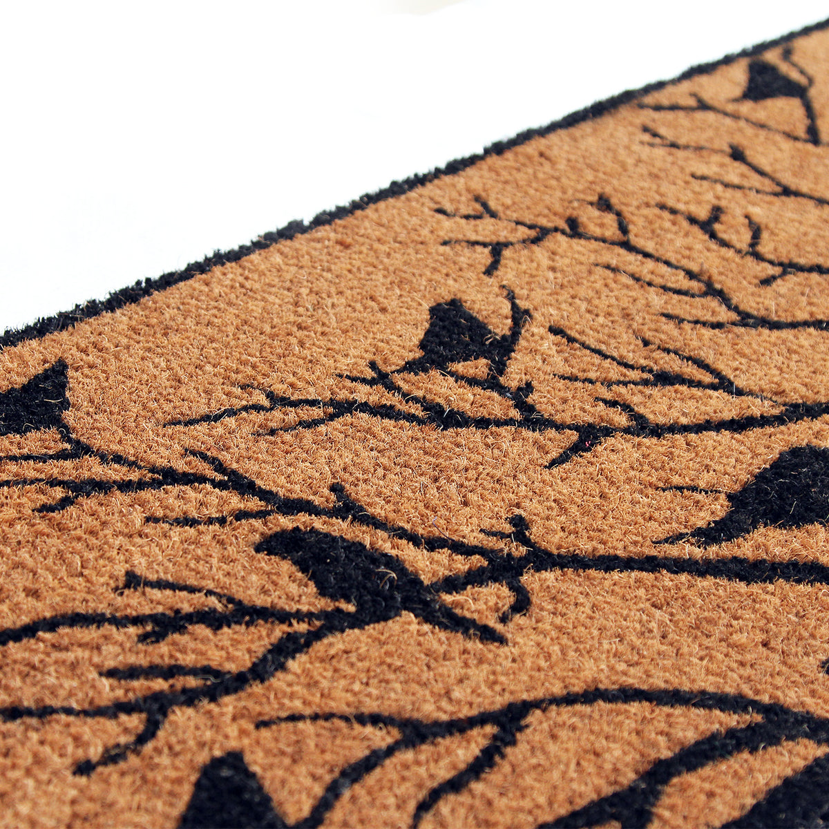 Birds and Tree Printed Natural Coir Long Doormat - OnlyMat
