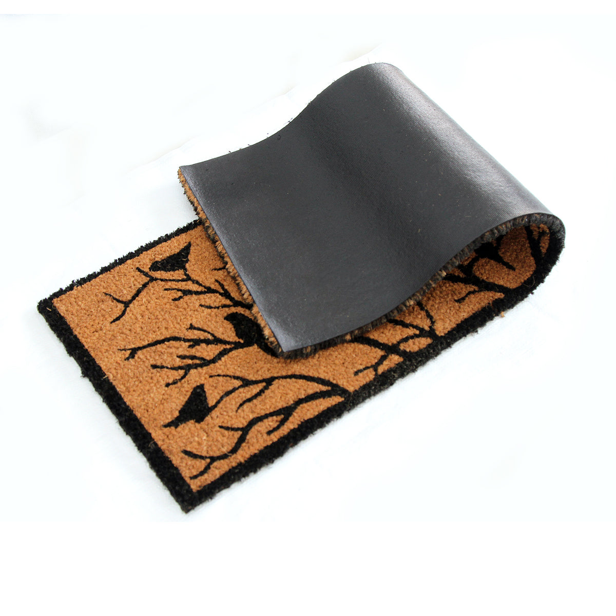 Birds and Tree Printed Natural Coir Long Doormat - OnlyMat