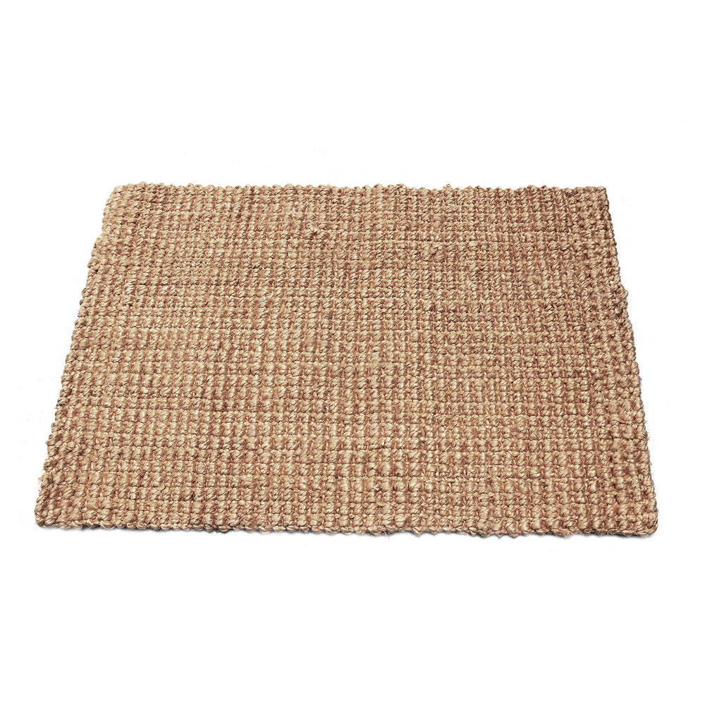 Handwoven Plain Natural Jute Floor Mat 60cm x 90cm - OnlyMat