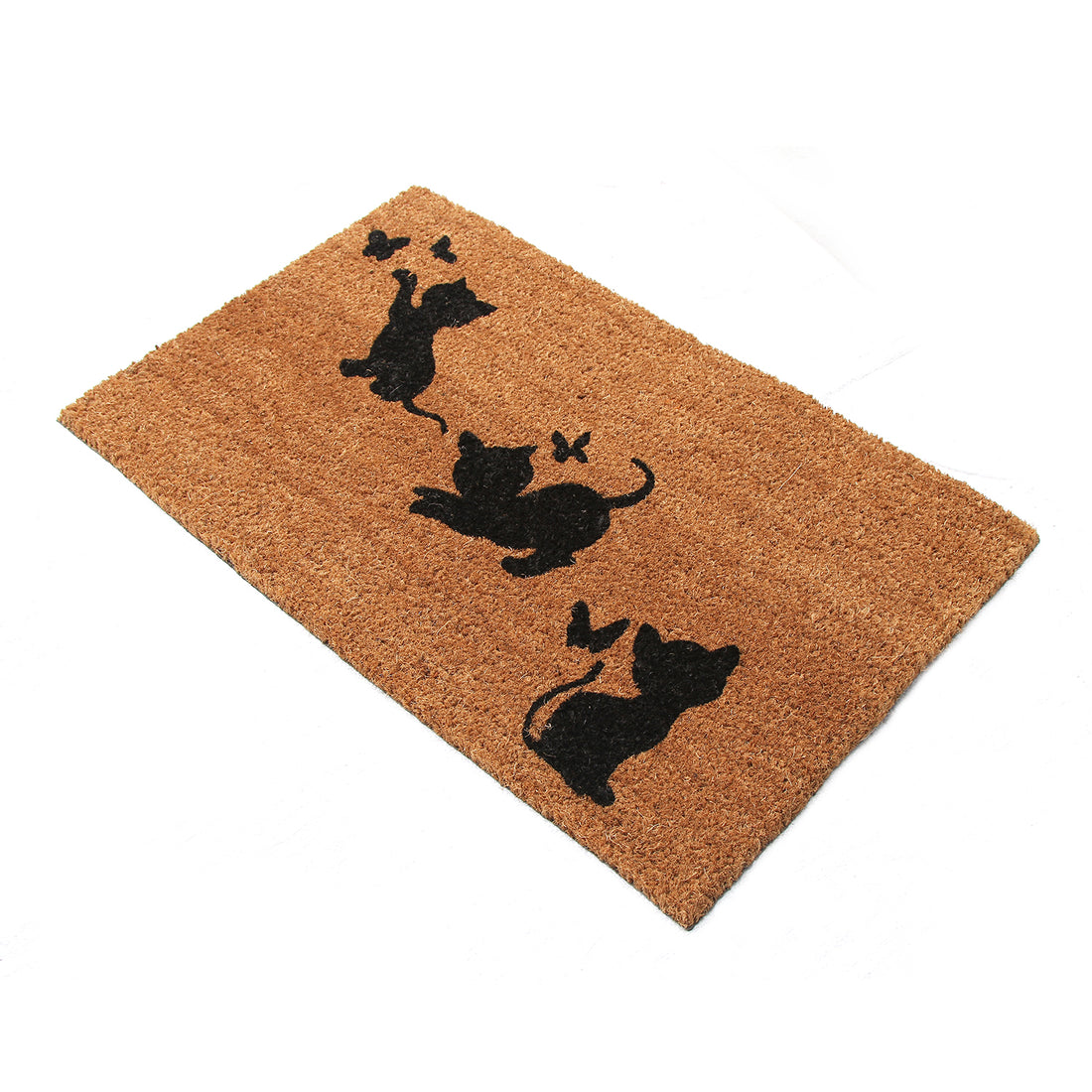 
                      
                        Cute Playing Kitten printed Natural Coir Door Mat - OnlyMat
                      
                    