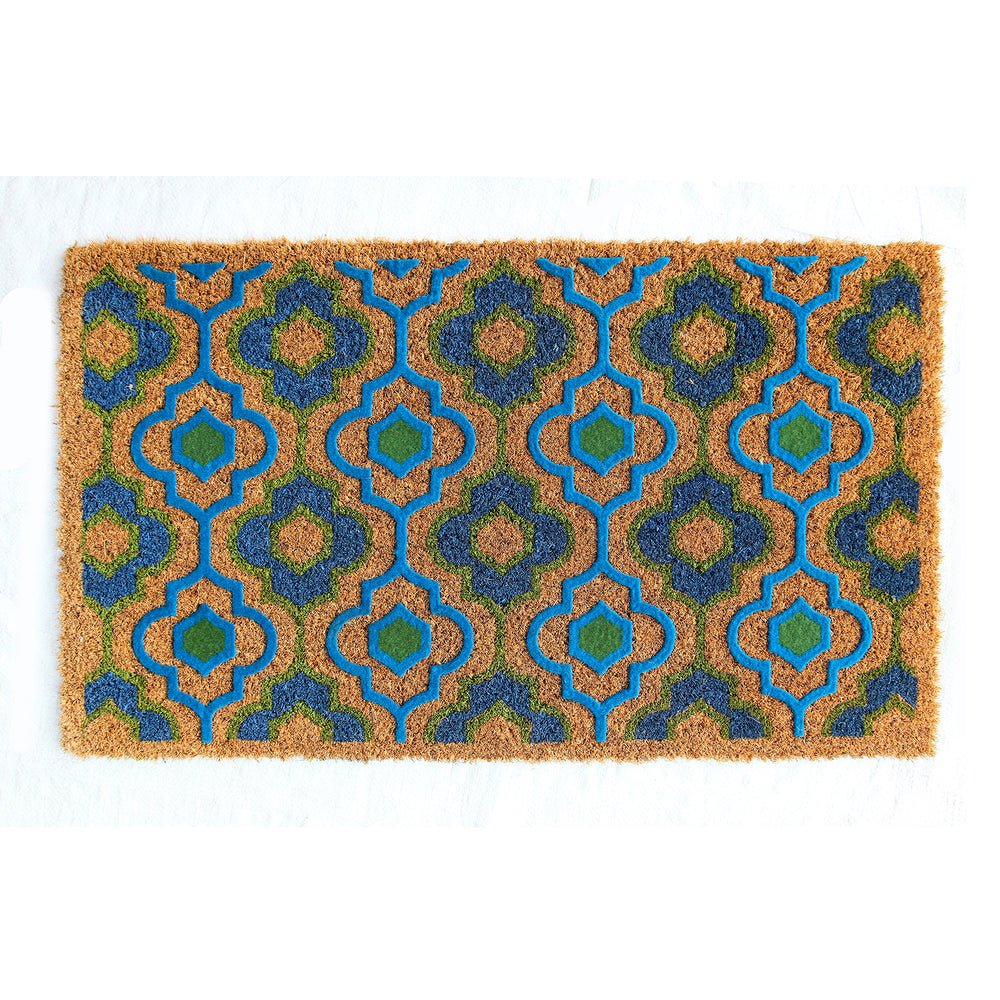 Natural Flocked Coir Doormat - OnlyMat