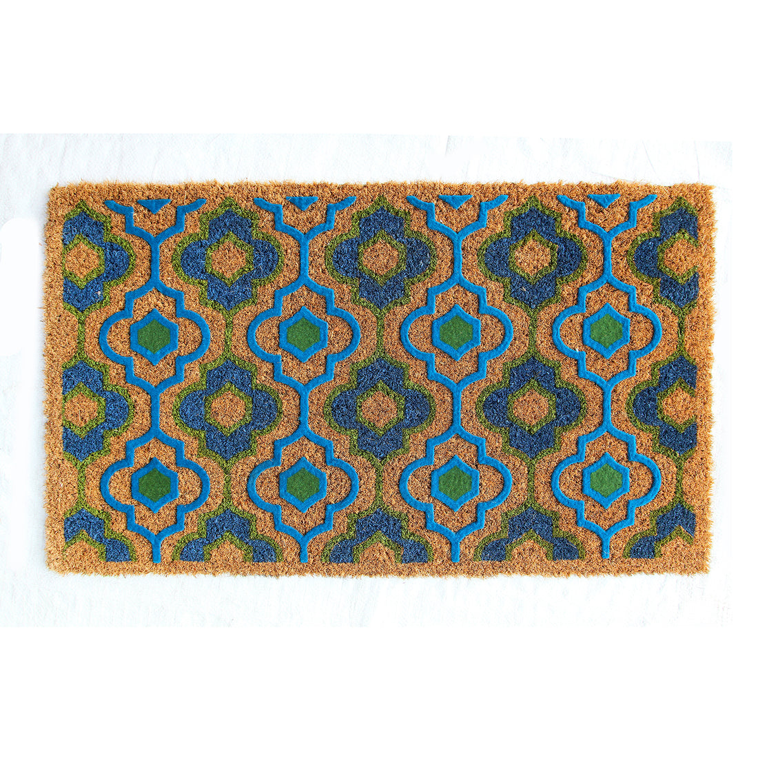 Natural Flocked Coir Doormat - OnlyMat