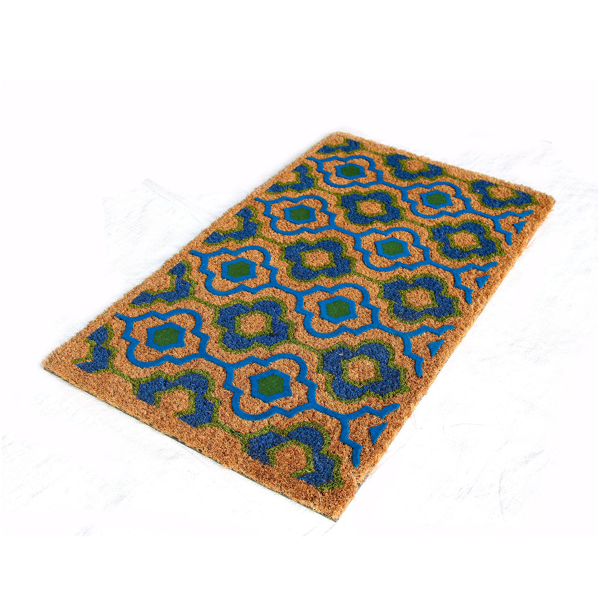 Natural Flocked Coir Doormat - OnlyMat