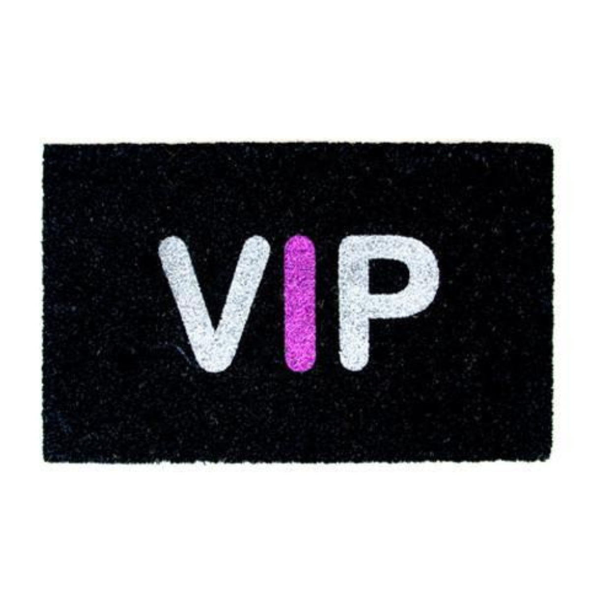 Vipp Mat VIP Glitter Flocked Coir Doormat - 75x45cm Dark Grey Premium – OnlyMat