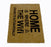 Funny "Home is Where the WiFi Connects Automatically" Printed Natural Coir Floor Mat - OnlyMat