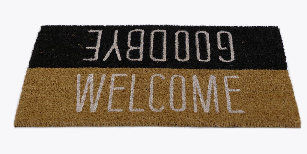 Onlymat Welcome Goodbye Coir Doormat - OnlyMat