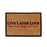 Live Laugh Love Natural Printed Coir Doormat - OnlyMat