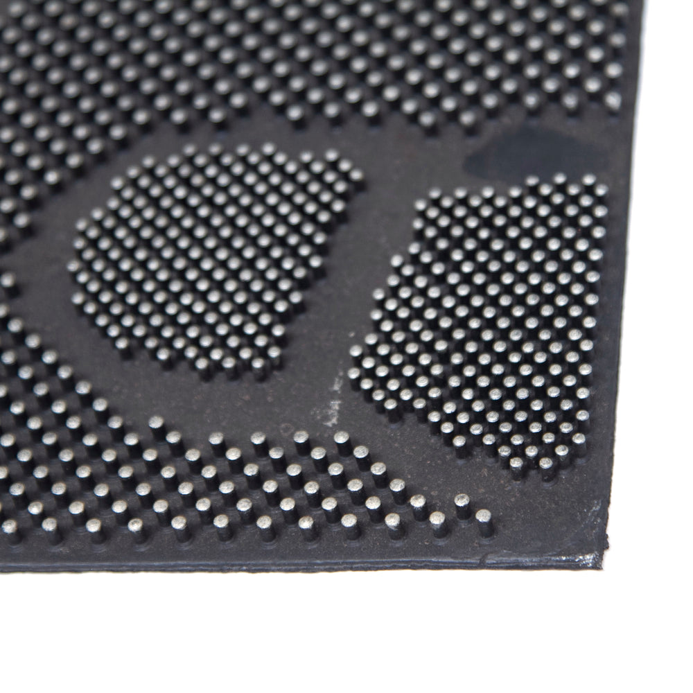 
                      
                        Lightweight Black Rubber Pin Foot Mark Design Floor Mat - OnlyMat
                      
                    