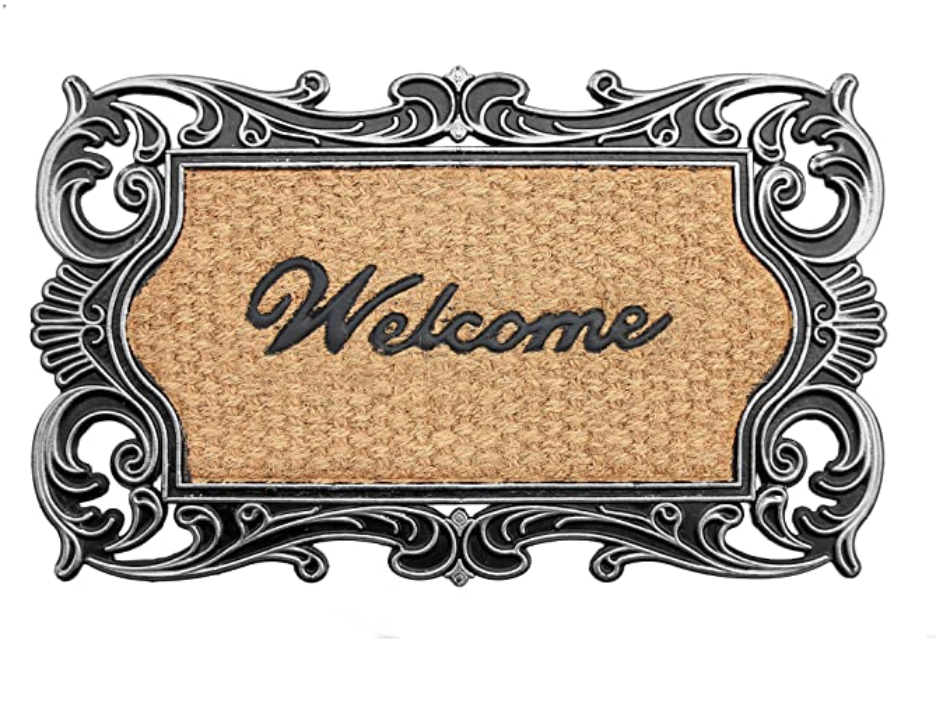 
                      
                        OnlyMat Elegant Moulded Rubber and Coir Welcome Designer Door Mat
                      
                    