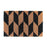 Elegant Black and Brown Herringbone pattern Natural Coir Floor Mat - OnlyMat