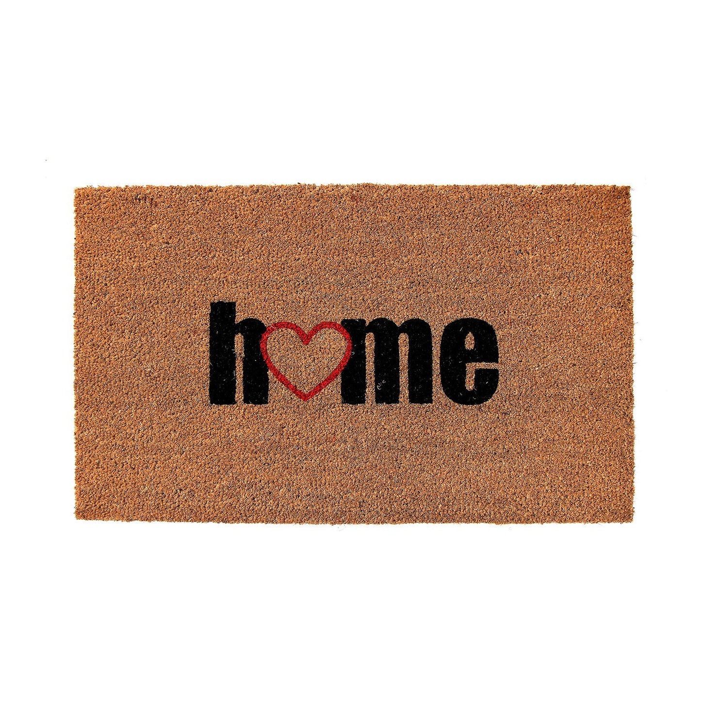 Elegant "Home" Printed Natural Coir Floor Mat - OnlyMat