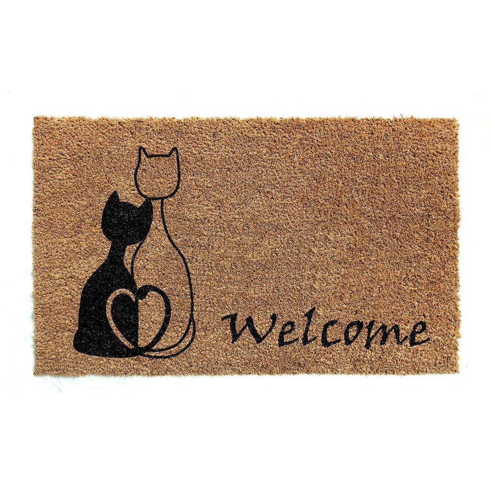 Cat Printed Elegant Welcome Door Mat - OnlyMat