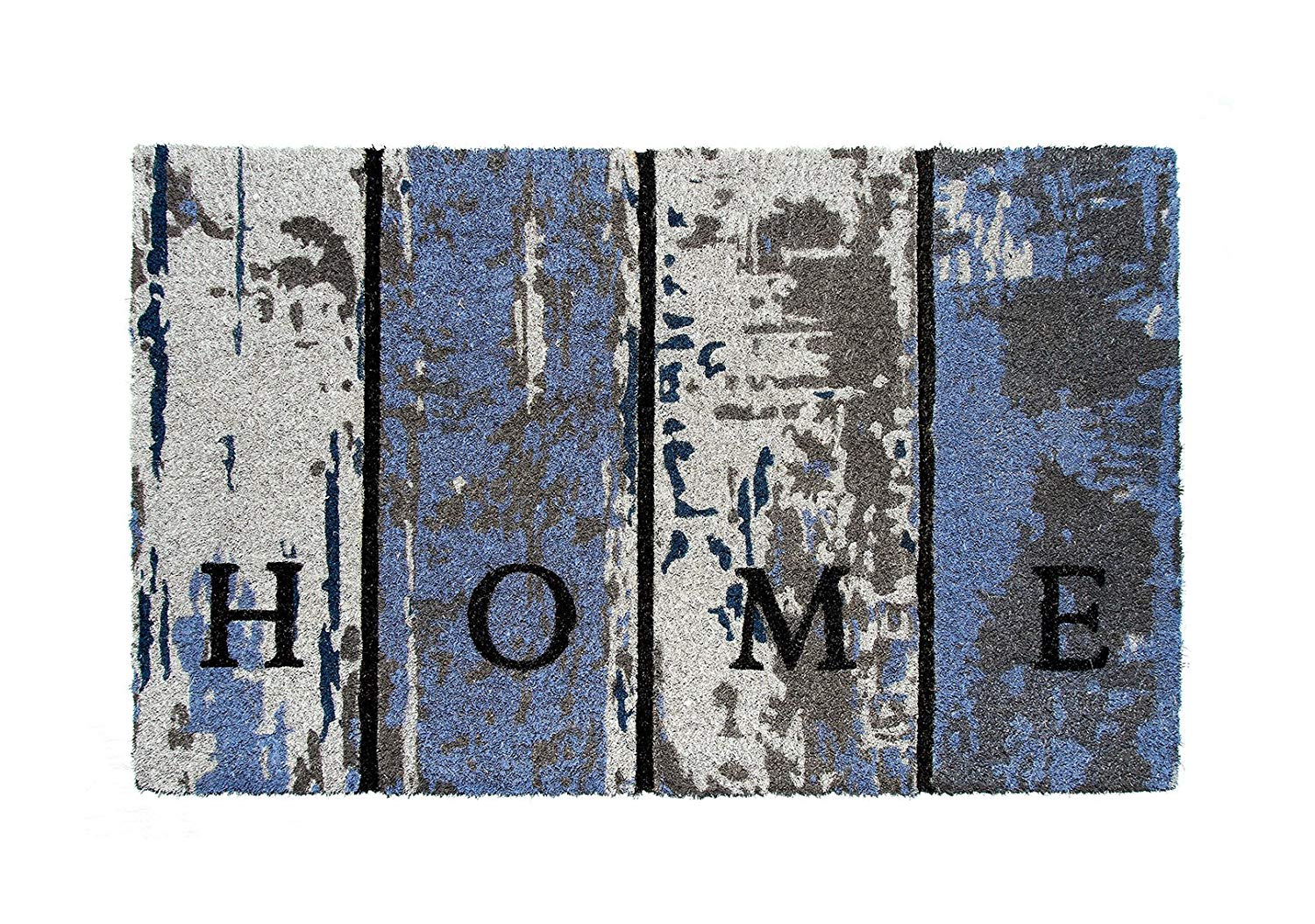 "Home" Printed Multi Colour Printed Natural Coir Door Mat - OnlyMat