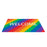 Colourful Rainbow Themed "Welcome" printed Natrual Coir Door Mat - OnlyMat