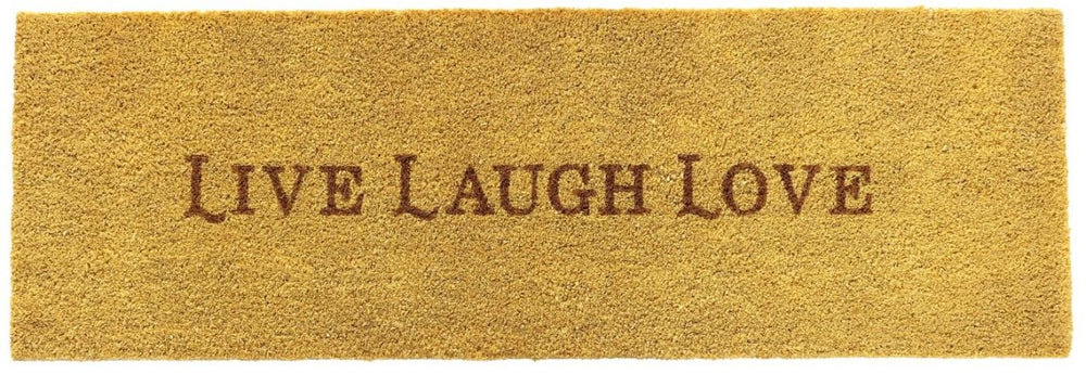 
                      
                        OnlyMat LIVE LAUGH LOVE Printed Long Natural Coir Door Mat
                      
                    
