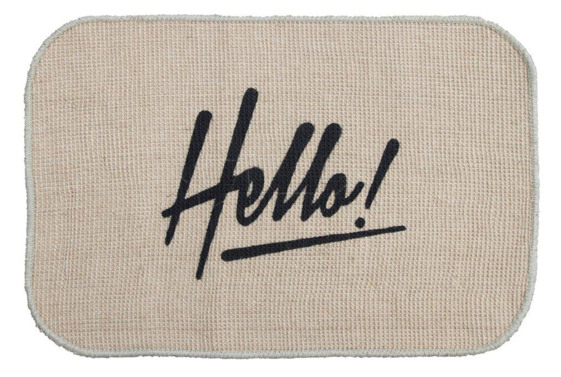
                      
                        Eco-Friendly Hello Doormat: Jute, Printed & Anti-Slip
                      
                    
