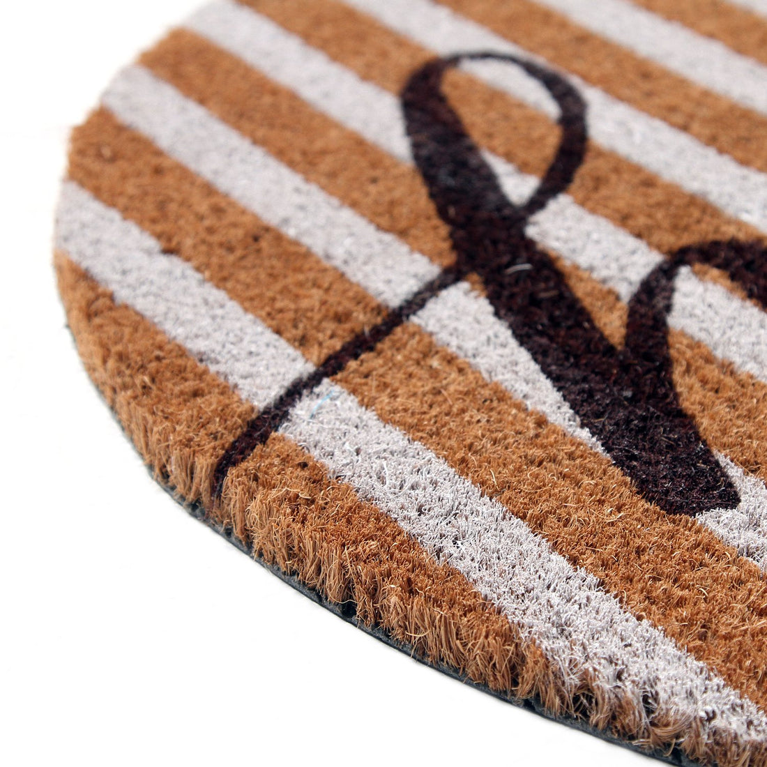 
                      
                        "Hello" printed Round Shaped Natural Anti-slip Coir Floor Mat - OnlyMat
                      
                    