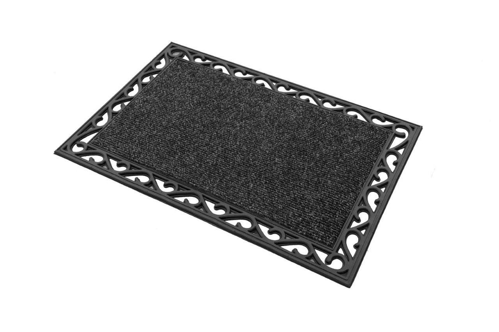 Rubber Mat with Sanitising Centre - 60cm x 90cm - Sanitisation Purpose and Absorbing Water