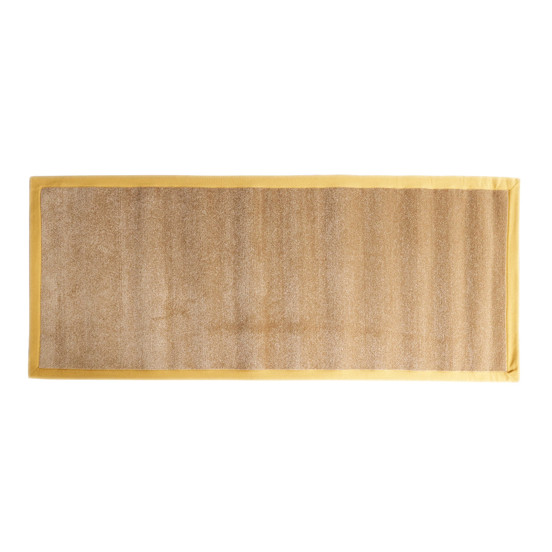 OnlyMat Beige Soft Luxury Yoga Prayer Mat Cotton Border