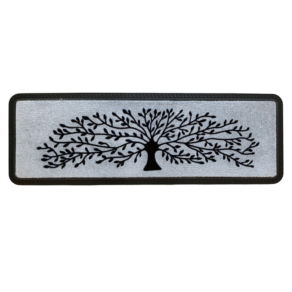 
                      
                        OnlyMat Elegant Soft Anti-Skid Polypropylene Tree Flocked Floor Mat -GREY , 40 cm x 120 cm
                      
                    