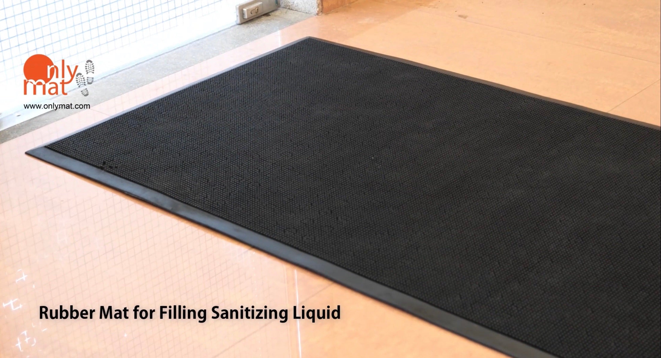 Sanitize Mat COMBO - 2 Mats - Building, Hotels, Office and Hospital Entrance - OnlyMat