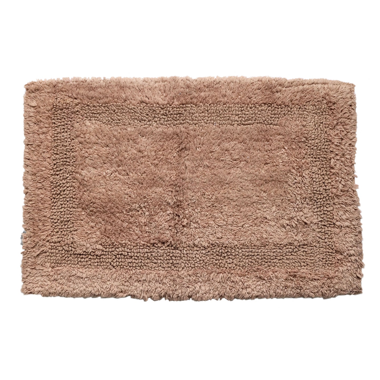 OnlyMat Cotton Quickdry Bath Mat Brown Colour (40x60cmx8mm)