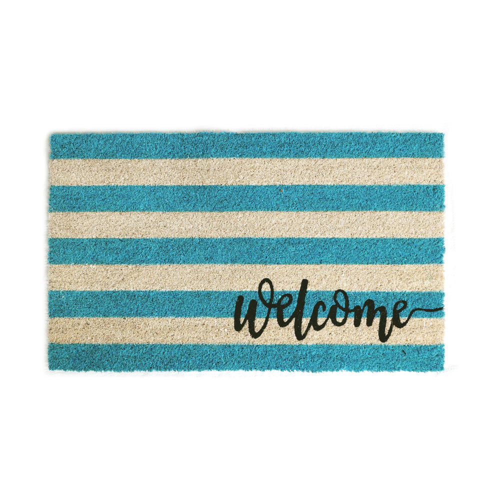 
                      
                        OnlyMat Retro Stripe Welcome Printed Natural Coir Entrance Door Mat
                      
                    