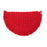 100% Natural Coir Handloom Sunrise Design Red Colour Semi Circle Doormat