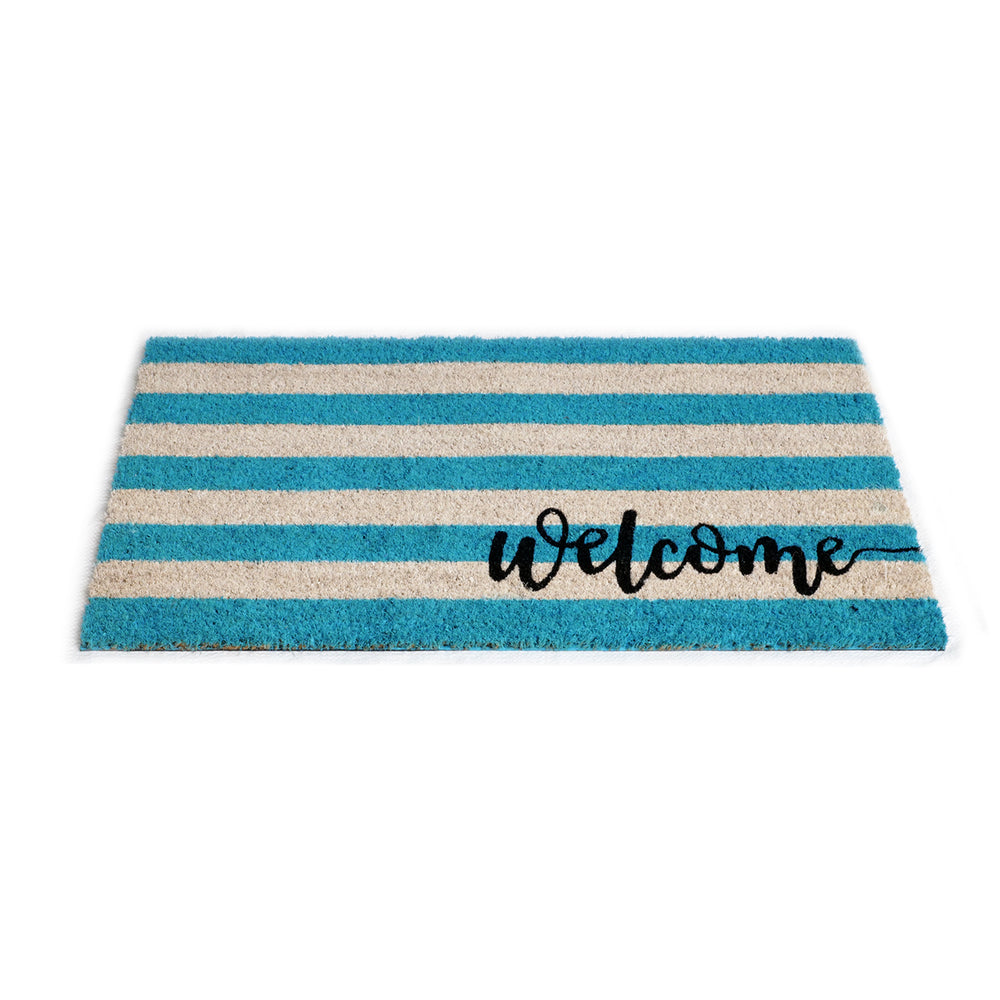 
                      
                        OnlyMat Retro Stripe Welcome Printed Natural Coir Entrance Door Mat
                      
                    