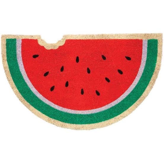 OnlyMat Watermelon Shape Natural Coir Mat