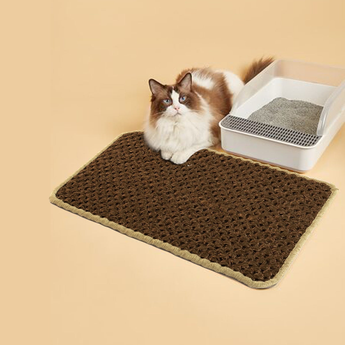 Natural Sisal Scratch Mat for Cats