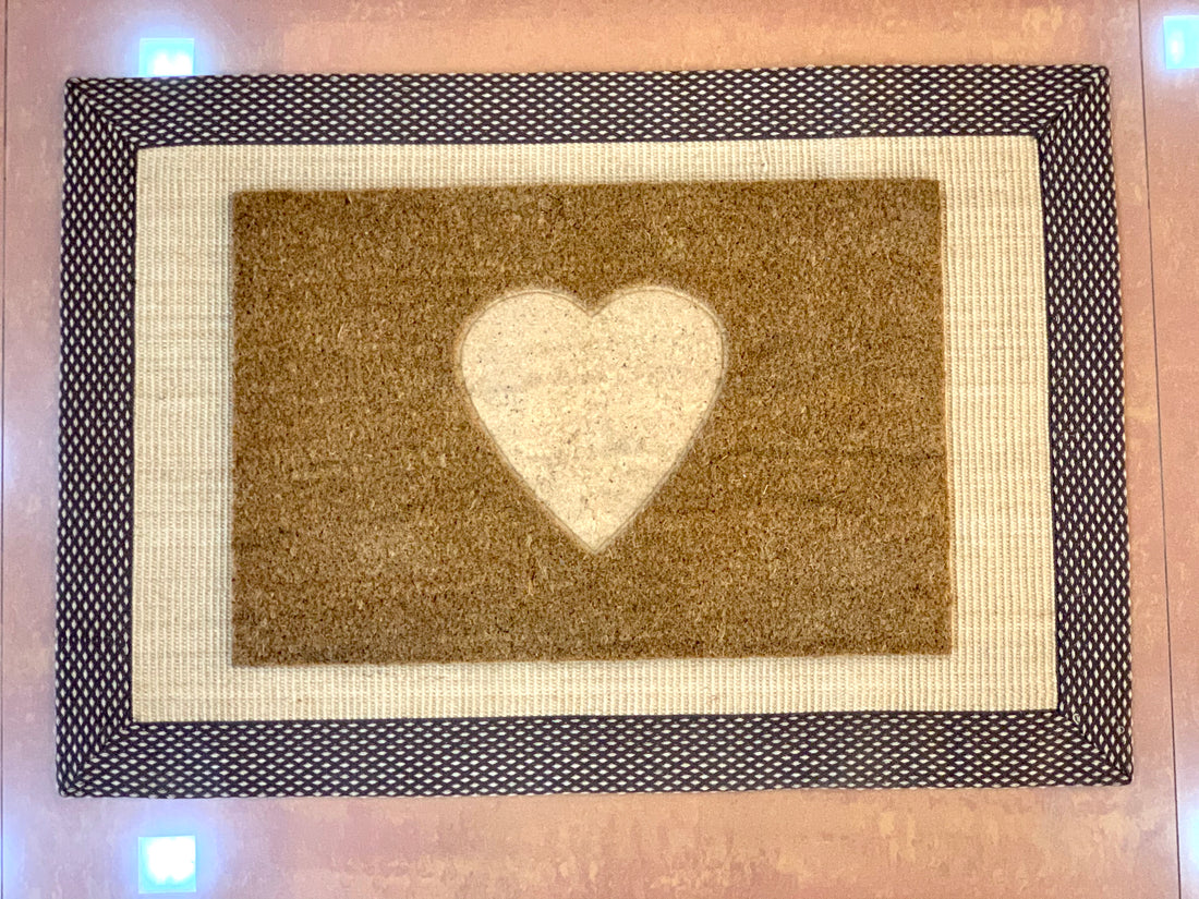 
                      
                        OnlyMat Coir Doormat - LOVE Impression Floor Mat
                      
                    