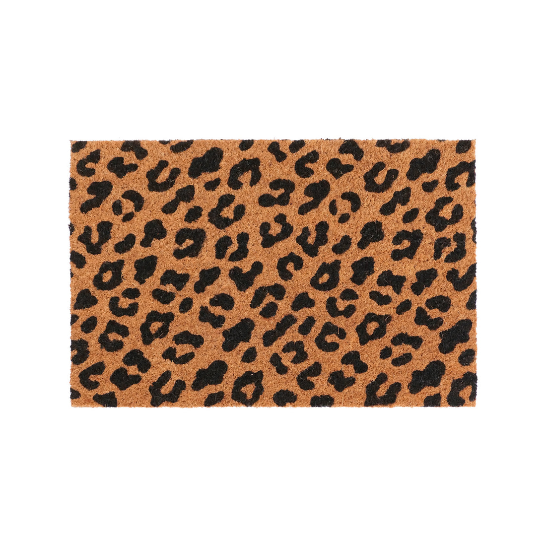 OnlyMat Leopard Print Natural Coir Doormat