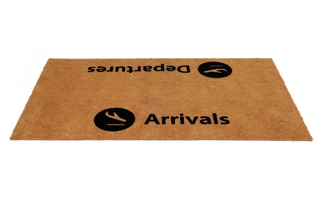 
                      
                        OnlyMat Arrival Departure Flocked Natural Coir Doormat with Anti-Slip Backing
                      
                    