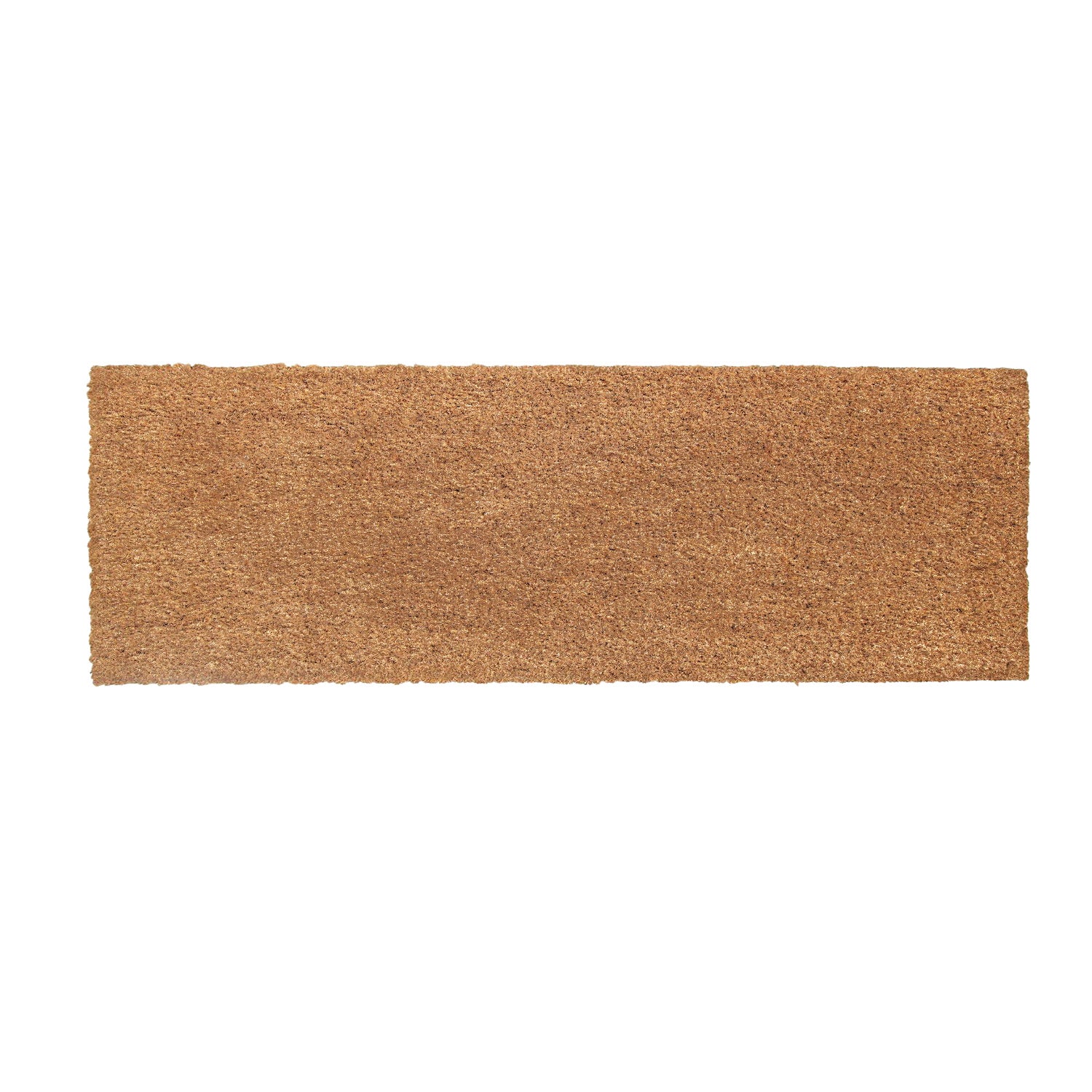 Long Natural Coir Door Mat with Anti-Slip Backing
