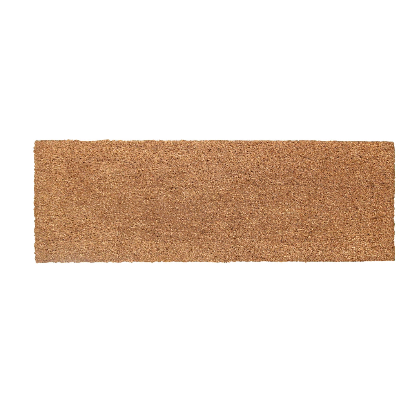 Long Natural Coir Door Mat with Anti-Slip Backing